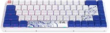 Клавиатура игровая проводная Red Square Alumix 68 Arita + коврик g3ms Sapphire RSQ-20059 (белая)