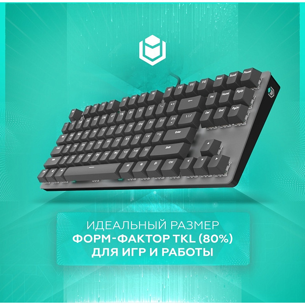 Клавиатура проводная IO by Red Square Typex V2 g3ms Sapphire io212 (черная)