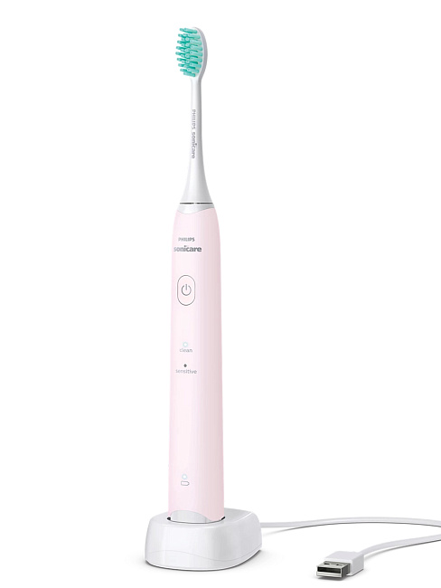Электрическая зубная щетка Philips HX2421/04 розовая, Китай