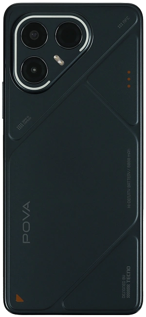 Смартфон Tecno POVA 7 5G 8/256GB Geek Black, LJ7, индустриальный черный