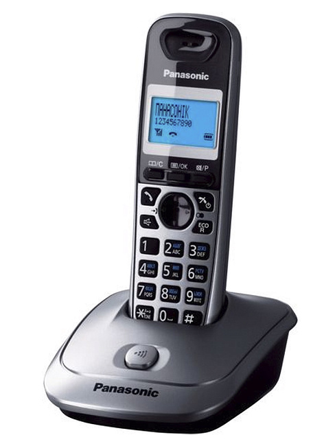 Радиотелефон беспроводной Panasonic KX-TG2511UAM (серый металлик)