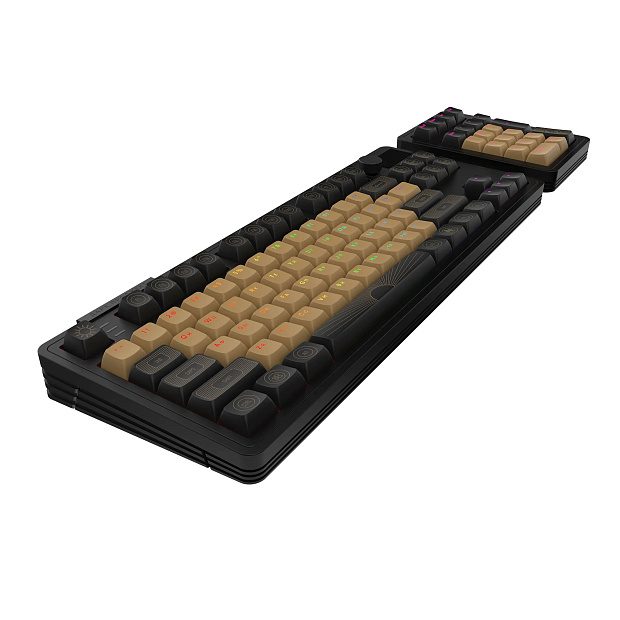Клавиатура проводная Дарк Проджект KD87A + Numpad g3ms Aquamarine DP-KD-87A-000101-GAM (черная)