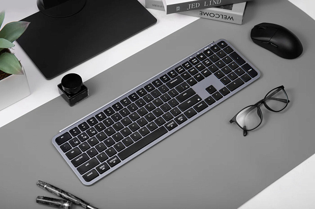 Клавиатура беспроводная утратонкая Keychron B6 Pro B6P-K1-RU (серый космос)