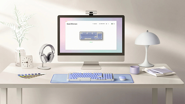 Клавиатура беспроводная Logitech Alto Keys K98M 920-013042 (фиолетовая)