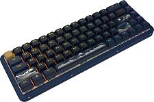 Клавиатура проводная Red Square Alumix 68 Yotei + коврик g3ms Magnetite RSQ-20060 (синяя)