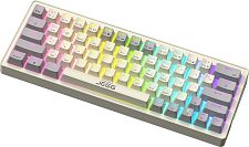Клавиатура игровая JEGG ZA63 PRO beige,grey,yellow, TNT Yellow (бежевая)