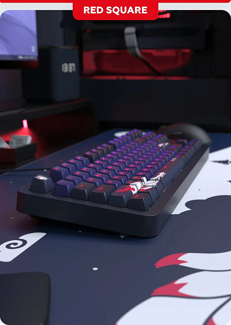 Клавиатура проводная Red Square Alumix TKL Classic Kitsune g3ms Aquamarine RSQ-20051 (черная)