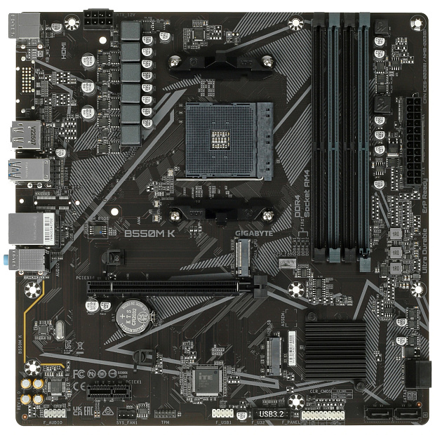 Материнская плата Gigabyte B550M K
