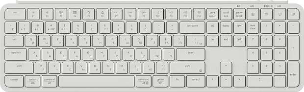 Клавиатура беспроводная ультратонкая Keychron В6 Pro B6P-K8-RU Ivory White (белая)