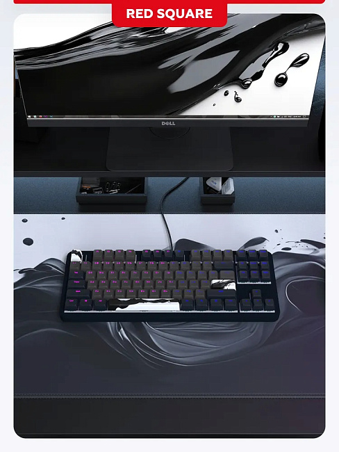 Клавиатура игровая проводная Red Square Alumix TKL Equinox v2 g3ms Sapphire RSQ-20065 (черная)