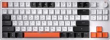 Клавиатура игровая JEGG ZA87 Pro White,black,orange, TNT Yellow (белая)