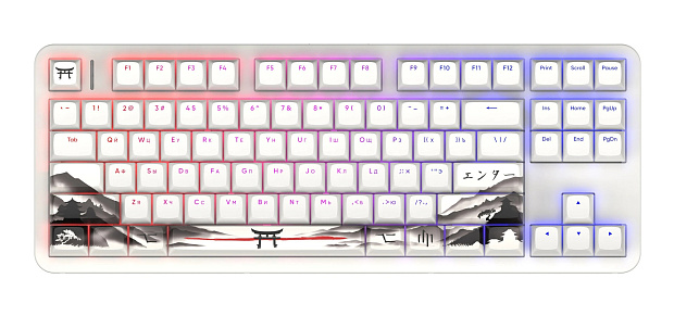 Клавиатура беспроводная Red Square Alumix TKL Satori g3ms Jade RSQ-20055 (белая)