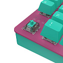Клавиатура проводная IO by Red Square Typex v2 g3ms Sapphire io211 (бирюзовая/розовая)