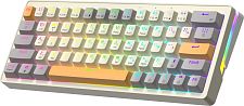 Клавиатура игровая JEGG ZA63 PRO beige,grey,yellow, TNT Yellow (бежевая)
