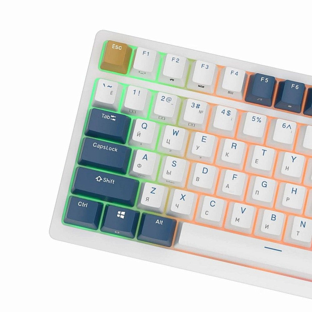 Клавиатура Royal Kludge RK98 Klein blue (USB/2.4 GHz/Bluetoth, RGB, Hot Swap, Brown switch) Китай