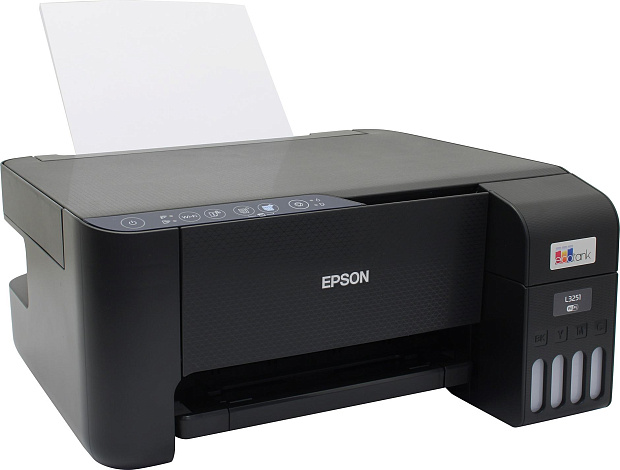 МФУ струйный цветной Epson EcoTank L3251 "3в1" принтер, сканер, копир с СНПЧ, А4