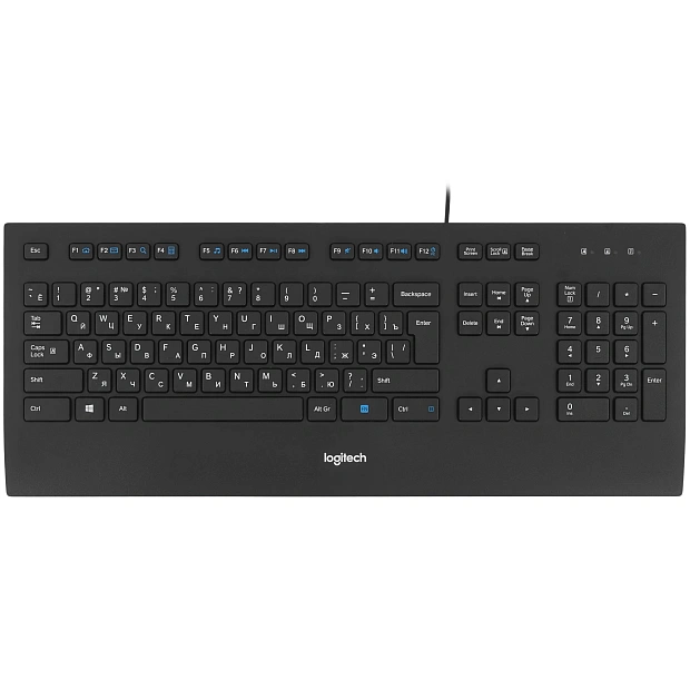 Клавиатура проводная Logitech K280e 920-005215 (черная)