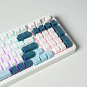 Клавиатура игровая JEGG ZA98 White Navy Blue TNT Red (синяя)
