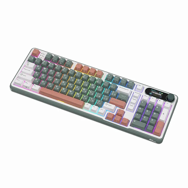 Клавиатура Royal Kludge RK-S98 Camping Chartreuse switch (зеленая + Шартрез свитч) 