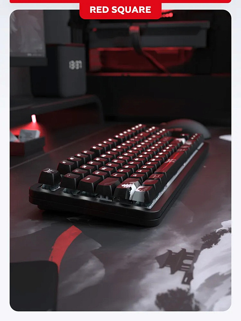 Клавиатура беспроводная Red Square Alumix TKL Satori g3ms Jade RSQ-20067 (черная)