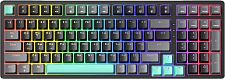 Клавиатура игровая JEGG ZA99 Black Grey GreenTNT Yellow (серая/зеленая)
