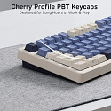 Клавиатура Royal Kludge RK S85 Horizon Blue Beige switch (голубая)