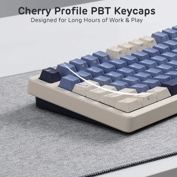 Клавиатура Royal Kludge RK S85 Horizon Blue Beige switch (голубая)