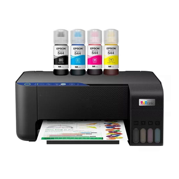 МФУ струйный цветной Epson EcoTank L3251 "3в1" принтер, сканер, копир с СНПЧ, А4