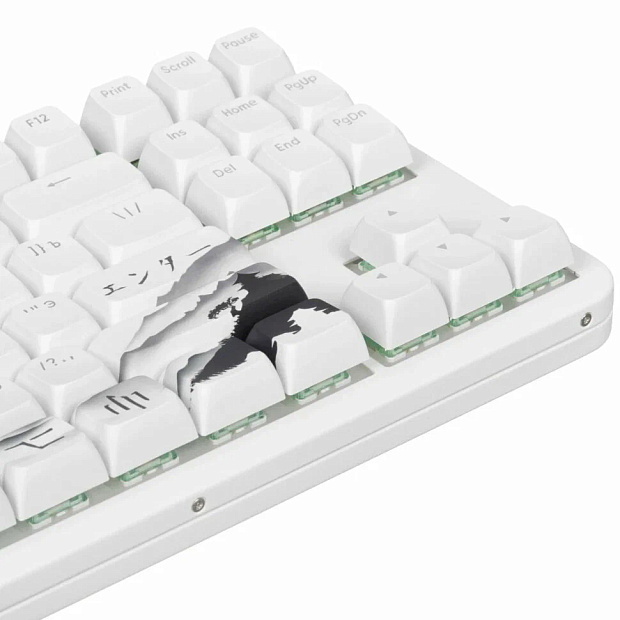 Клавиатура беспроводная Red Square Alumix TKL Satori g3ms Jade RSQ-20055 (белая)