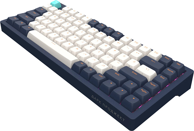 Клавиатура проводная Дарк Проджект KD83A g3ms Sapphire DP-KD-83A-308100-GSP Blue (синяя)