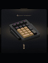 Клавиатура проводная Дарк Проджект KD87A + Numpad g3ms Aquamarine DP-KD-87A-000101-GAM (черная)