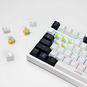 Клавиатура игровая JEGG ZA87 Pro White,black,orange, TNT Yellow (белая)