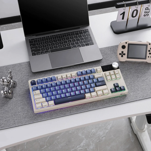 Клавиатура Royal Kludge RK S85 Horizon Blue Beige switch (голубая)