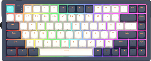 Клавиатура проводная Дарк Проджект KD83A g3ms Sapphire DP-KD-83A-308100-GSP Blue (синяя)