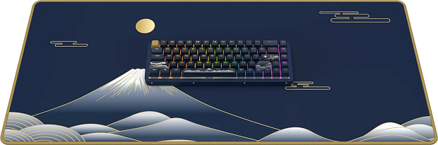 Клавиатура проводная Red Square Alumix 68 Yotei + коврик g3ms Magnetite RSQ-20060 (синяя)