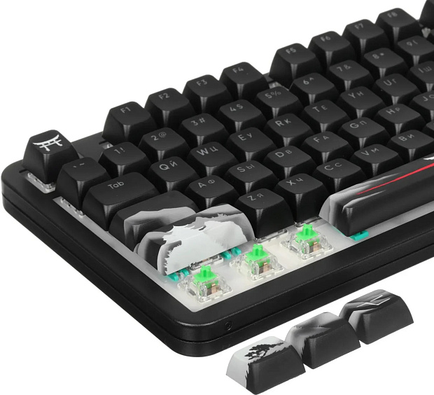 Клавиатура беспроводная Red Square Alumix TKL Satori g3ms Jade RSQ-20067 (черная)