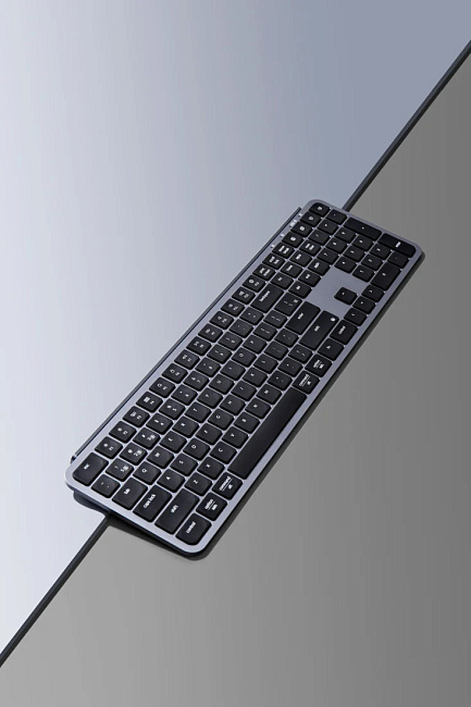 Клавиатура беспроводная утратонкая Keychron B6 Pro B6P-K1-RU (серый космос)