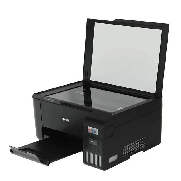 МФУ струйный цветной Epson EcoTank L3210 с СНПЧ, "3в1" принтер, сканер, копир, А4