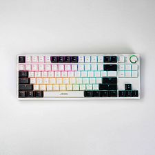 Клавиатура игровая JEGG ZA87 Pro White,black,orange, TNT Yellow (белая)
