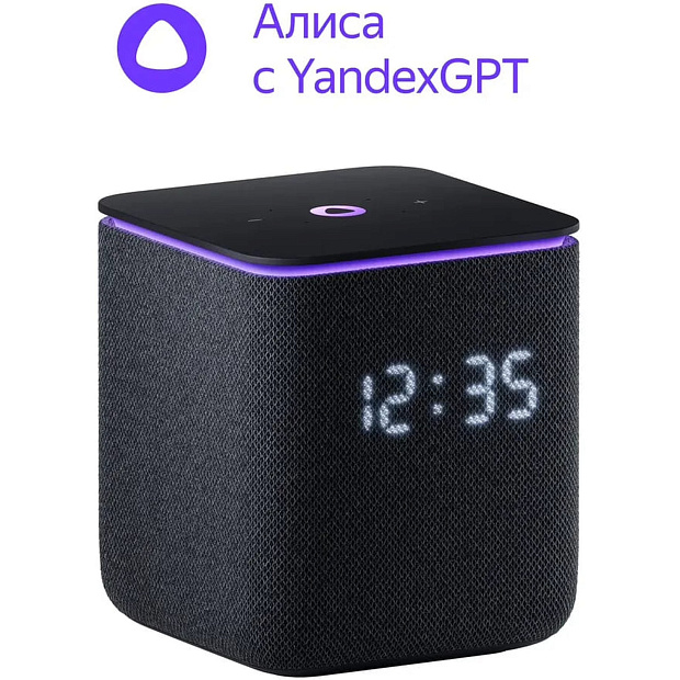 Умная колонка Яндекс.Станция Миди, модель: YNDX-00054BLK, черный