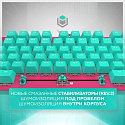 Клавиатура проводная IO by Red Square Typex v2 g3ms Sapphire io211 (бирюзовая/розовая)